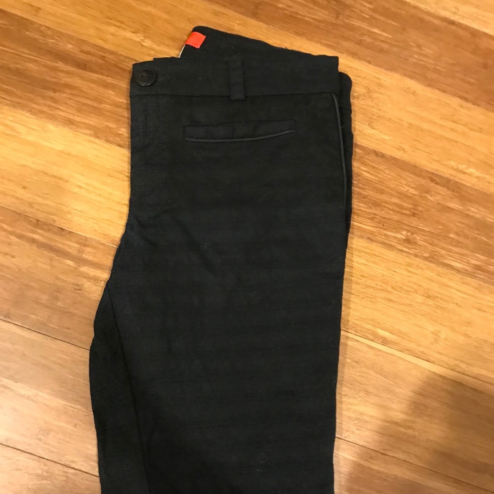 Anthrpologie Cartonnier black cropped pants